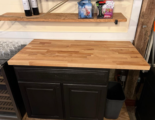 Weekend Wonder: Transforming Our Winery Kitchen with Reclaimed Charm