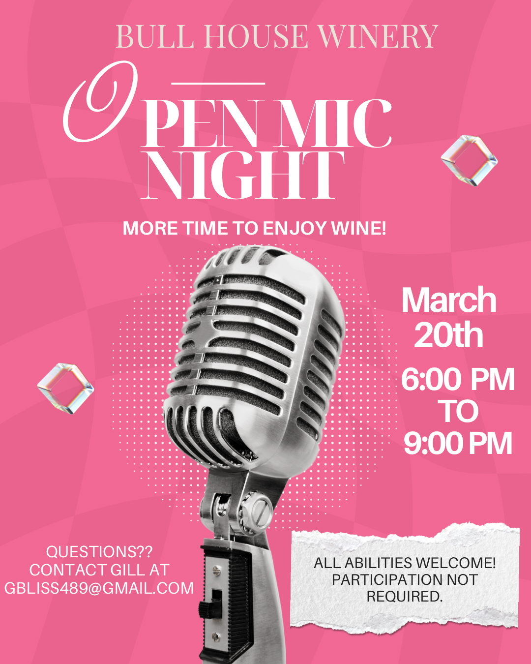 Open Mic Night - March 20th