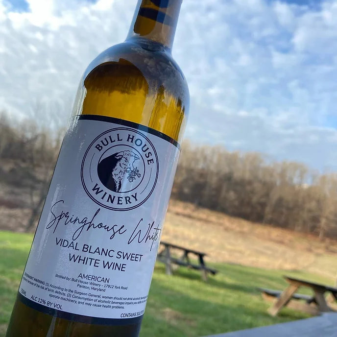 Spring House White | Sweet Vidal Blanc Wine